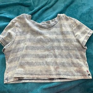 BDG indigo stripe boyfriend fit tee